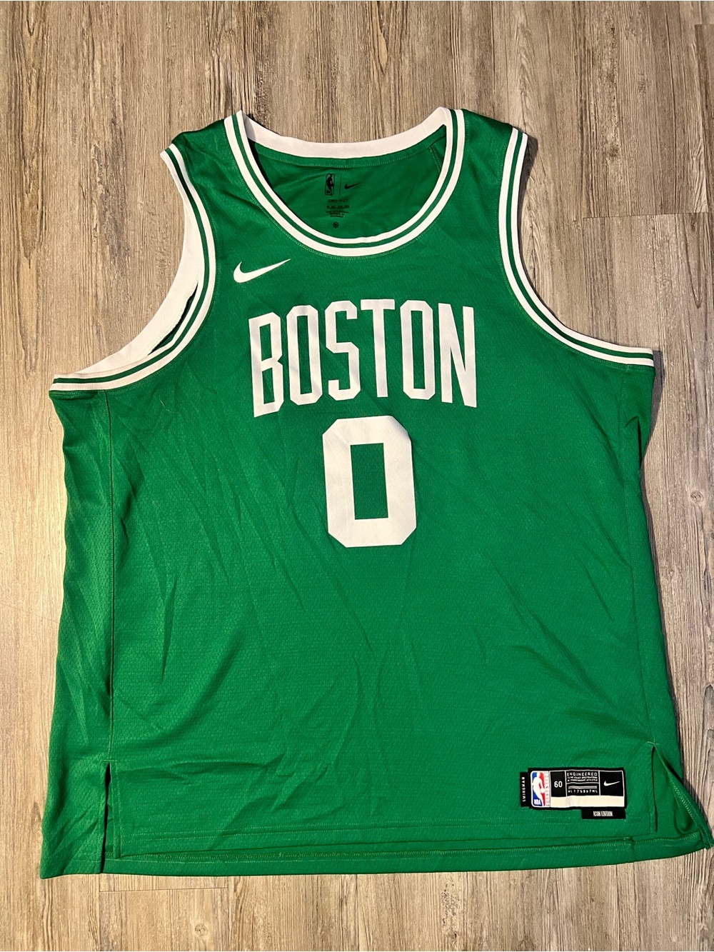 Jayson Tatum Boston Celtics Icon Edition Nike Swingman Jersey Size 60 3XL